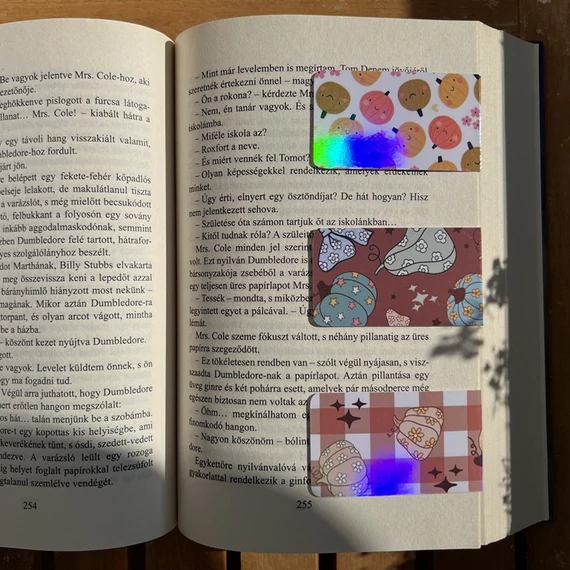 Tökös könyvjelzők (holografikus)
