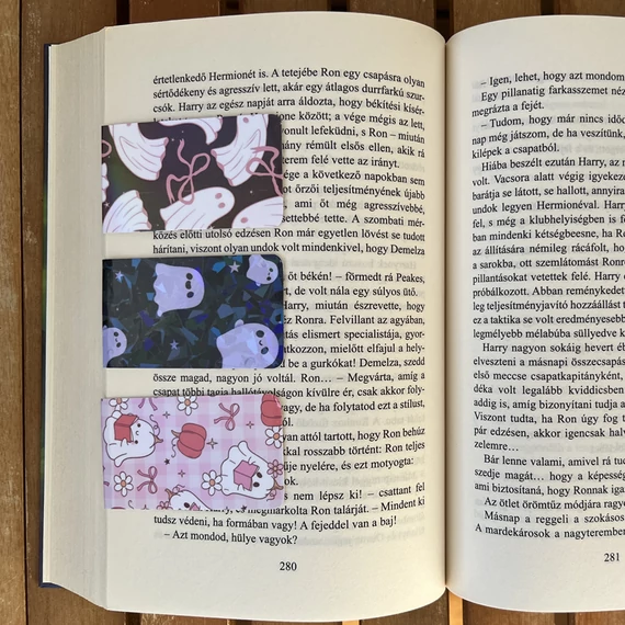 Szellemes könyvjelzők (holografikus)